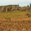 Digital photograph panorama, Scotland's Rock Art Project, Carlin Crags 1, East Renfrewshire