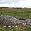 Digital photograph of panel to west, Scotland's Rock Art Project, Glassie 1, Perth and Kinross
