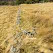 Survey photograph, Wade Road - Disturbed section of revetment wall and bank of road, A9 Dualling - Tomatin to Moy, Highland