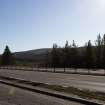 Survey photograph, North of layby 171: Gap in conifer forestry on the south side of the A9, A9 Dualling - Tomatin to Moy, Highland