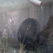 Survey photograph, South of layby 171: Concrete culvert under the A9 directing stream coming from the North, A9 Dualling - Tomatin to Moy, Highland