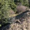 Survey photograph, South of layby 171: Ground sloping down to the north, A9 Dualling - Tomatin to Moy, Highland