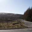 Survey photograph, South of layby 171: Tomatin substation entrance road on the south side of the A9, A9 Dualling - Tomatin to Moy, Highland