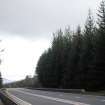 Survey photograph, End of steel safety barrier on the south side of the A9, A9 Dualling - Tomatin to Moy, Highland