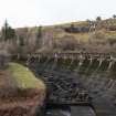 Carsfad Dam. Concrete spillway from north east