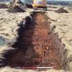 Trial Trench Evaluation Photograph, Post-excavation trench showing natural coverage, A9 Dualling - Tomatin to Moy, Highland