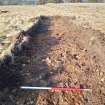 Trial Trench Evaluation Photograph, Post-excavation trench showing natural coverage, A9 Dualling - Tomatin to Moy, Highland