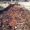 Trial Trench Evaluation Photograph, Post-excavation trench showing natural coverage, A9 Dualling - Tomatin to Moy, Highland