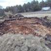 Trial Trench Evaluation Photograph, Post-excavation trench showing natural coverage, A9 Dualling - Tomatin to Moy, Highland