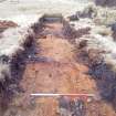 Trial Trench Evaluation Photograph, Post-excavation trench showing natural coverage, A9 Dualling - Tomatin to Moy, Highland