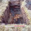 Trial Trench Evaluation Photograph, Post-excavation trench showing natural coverage, A9 Dualling - Tomatin to Moy, Highland