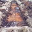 Trial Trench Evaluation Photograph, Post-excavation trench showing natural coverage, A9 Dualling - Tomatin to Moy, Highland