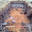 Trial Trench Evaluation Photograph, Post-excavation trench showing natural coverage, A9 Dualling - Tomatin to Moy, Highland