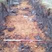 Trial Trench Evaluation Photograph, Post-excavation trench showing natural coverage, A9 Dualling - Tomatin to Moy, Highland