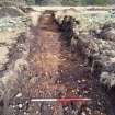 Trial Trench Evaluation Photograph, Post-excavation trench showing natural coverage, A9 Dualling - Tomatin to Moy, Highland