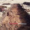 Trial Trench Evaluation Photograph, Post-excavation trench showing natural coverage, A9 Dualling - Tomatin to Moy, Highland