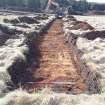 Trial Trench Evaluation Photograph, Post-excavation trench showing natural coverage, A9 Dualling - Tomatin to Moy, Highland