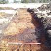 Trial Trench Evaluation Photograph, Post-excavation trench showing natural coverage, A9 Dualling - Tomatin to Moy, Highland