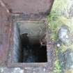 Watching Brief photograph, Chamber below manhole to NW of tower base, Lyness Visitor Centre extension to Scapa Flow Museum, Lyness, Orkney