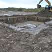 Watching Brief photograph, Cooling tower base following removal of internal deposit, Lyness Visitor Centre extension to Scapa Flow Museum, Lyness, Orkney