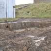 Watching Brief photograph, Cooling tower base following removal of internal deposit, Lyness Visitor Centre extension to Scapa Flow Museum, Lyness, Orkney