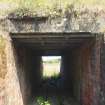 View of the concrete lintel at the entrance to the narrow gauge railway tunnel (W30)