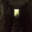 View from ENE within the wash water gutter tunnel (Final Wash House W30)