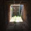 View WSW through the inside of the narrow gauge railway tunnel (Dry Gun Cotton Store W9)