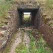 View ENE through the inside of the narrow gauge railway tunnel (Dry Gun Cotton Store W9)