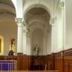 View of side aisle.
