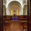 View from passage towards altar.