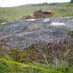 Digital photograph of perpendicular to carved surface(s), from Scotland's Rock Art Project, Strath Sgitheach Balnacrae West Lower, Highland