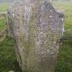 Digital photograph of panel to south-west, from Scotland's Rock Art Project, Yarrow Stone, Borders