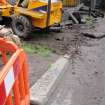 Watching Brief photograph, Slab of battle of Stirling, Falkirk Town Centre Regeneration, Falkirk