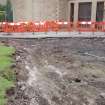 Watching Brief photograph, General view of exposed deposits at start of day, Falkirk Town Centre Regeneration, Falkirk