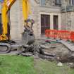 Watching Brief photograph, Working shot, Falkirk Town Centre Regeneration, Falkirk
