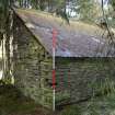 Standing Building Survey photograph, Building 1, E corner,  Facing W, South-West of Slade Farm, Carmyllie, Angus