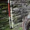Standing Building Survey photograph, D8 (right), NE side F40, Facing SW, South-West of Slade Farm, Carmyllie, Angus