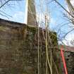 Standing Building Survey photograph, Building 5, NE wall, Facing W, South-West of Slade Farm, Carmyllie, Angus