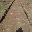 Evaluation photograph, Post-excavation taken from NW (Trench 4), Knockroom Farm, Cumnock, East Ayrshire