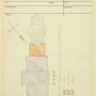 Almondell House. Block plan showing building sequence.