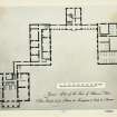 Duddingston House
Plan of ground floor
Entitled: 'General Plan of the Earl of Abercorn's House', 'Plan General de la Maison de Monseigneur le Comte de Abercorn'
After Woolfe and Gandon