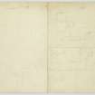 Duddingston House and stableblock
Sketch elevation and plan of ground floor and details
Inscribed: 'Duddingston House, 16th Dec 1892'
Unsigned