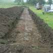 Evaluation photograph, Trench 2, Facing E, Land west of Old Kirk, Spittal of Glenshee