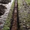 Excavation photograph, General shot of (014) exposed taken from NE, Carzield Roman Fort, Kirkton, Dumfries