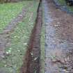 Excavation photograph, General shot with (015) exposed taken from SE, Carzield Roman Fort, Kirkton, Dumfries