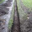 Excavation photograph, General shot with (015) exposed taken from NW, Carzield Roman Fort, Kirkton, Dumfries