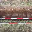 Excavation photograph, Possible cobbled floor surface taken from above, Carzield Roman Fort, Kirkton, Dumfries