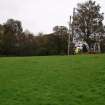 Watching Brief photograph, General post-excavation shot of Pole 5, Carzield Roman Fort, Kirkton, Dumfries