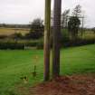 Watching Brief photograph, General post-excavation shot of Pole 5, Carzield Roman Fort, Kirkton, Dumfries